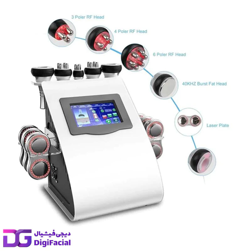 دستگاه کویتیشن لاغری 6 کاره با پد لیپولیز 80K