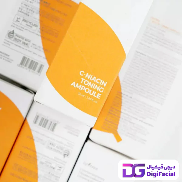 سرم آمپول ضد لک و روشن کننده ویتامین سی و نیاسینامید ایزنتری