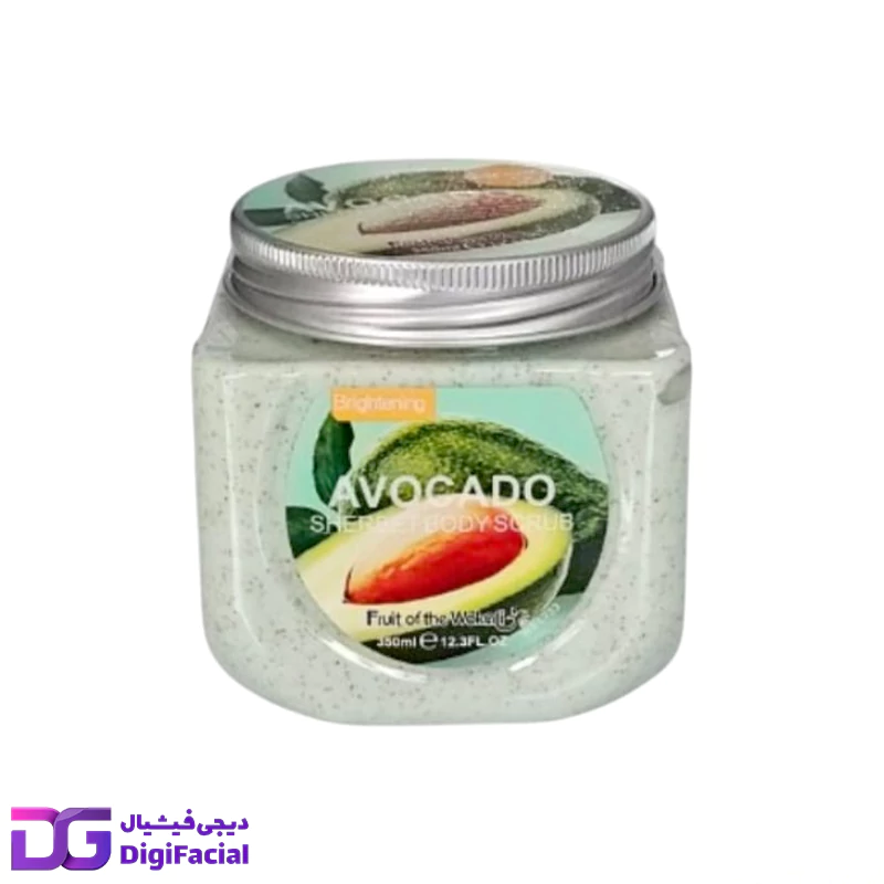اسکراب صورت و بدن آووکادو وکالی