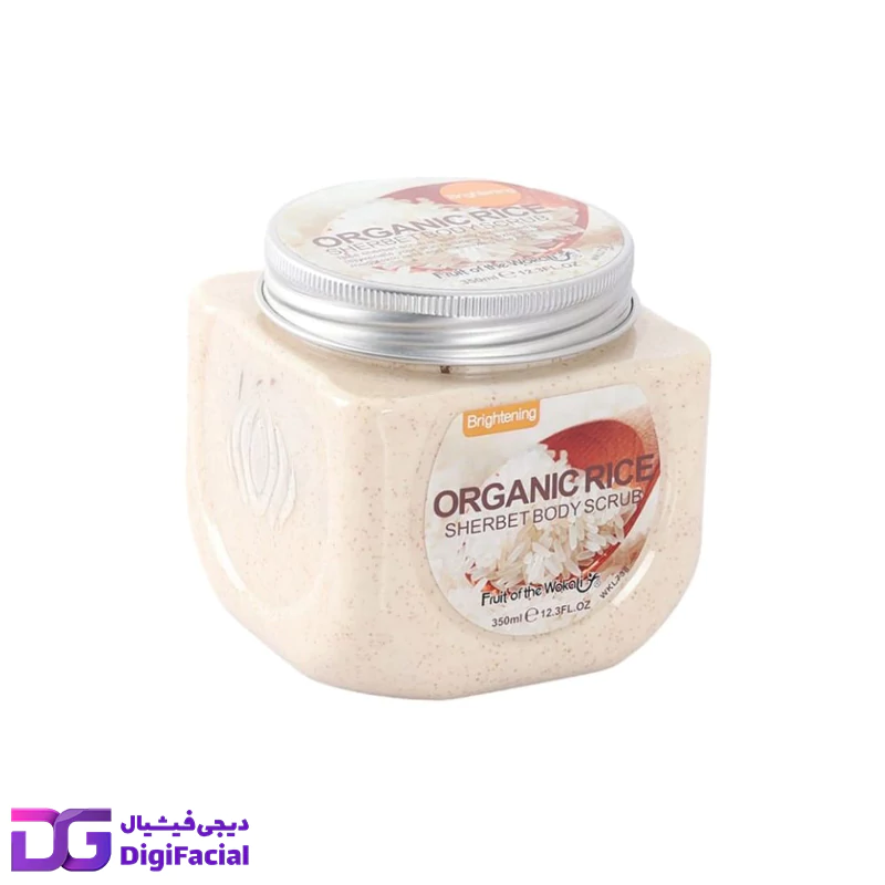 اسکراب صورت و بدن برنج وکالی