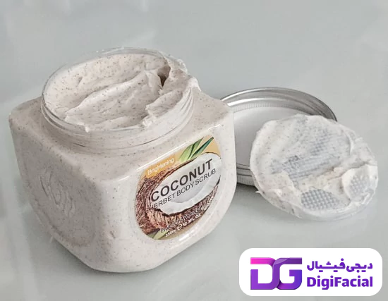 اسکراب صورت و بدن نارگیل وکالی