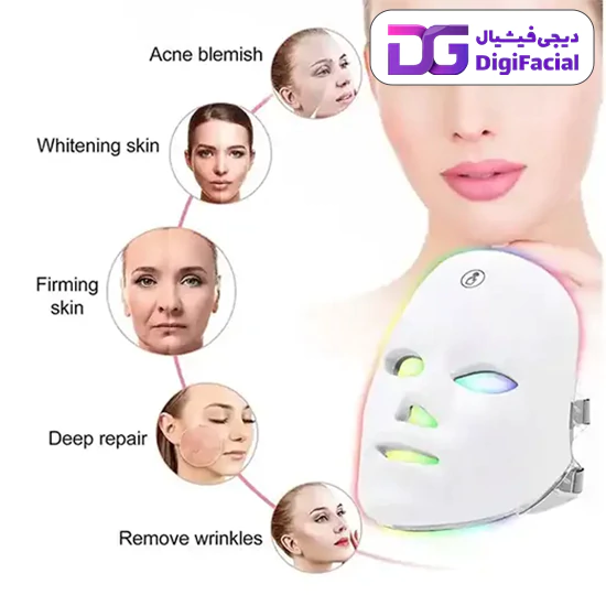 ماسک ال ای دی LED لمسی صورت