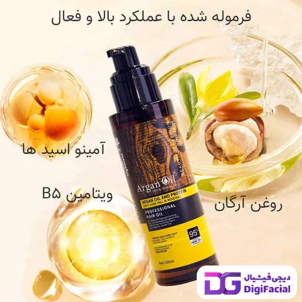 روغن آرگان 95 درصد لایتنس lightness