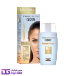 ضد آفتاب ایزدین فیوژن واتر SPF50 بدون رنگ حجم 50 میل