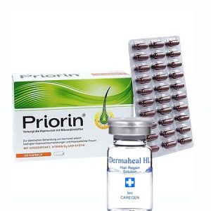 کوکتل درماهیل Hl ضد ریزش مو و پریورین 120 عددی بایر آلمان